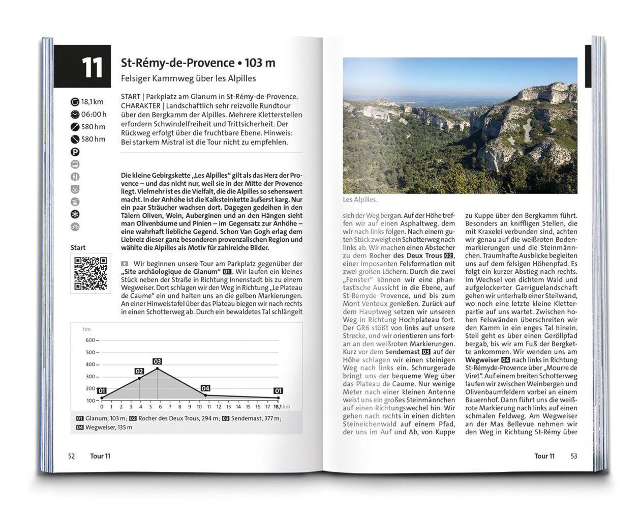 KOMPASS Wanderführer Provence, 55 Touren mit Extra-Tourenkarte