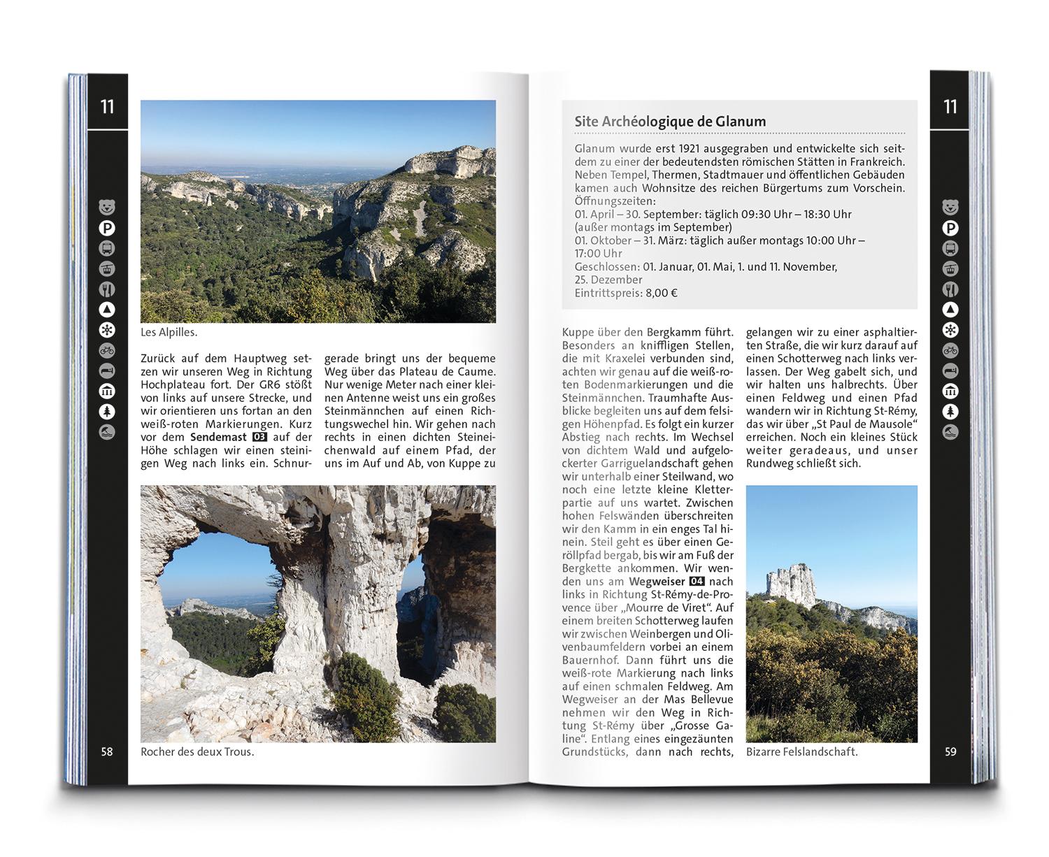 KOMPASS Wanderführer Provence, 55 Touren mit Extra-Tourenkarte