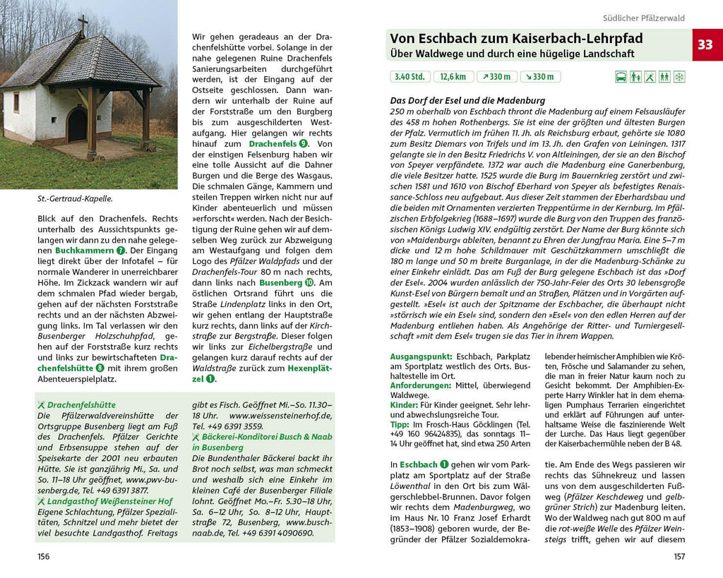 Wandern & Einkehren Pfälzerwald und Deutsche Weinstraße