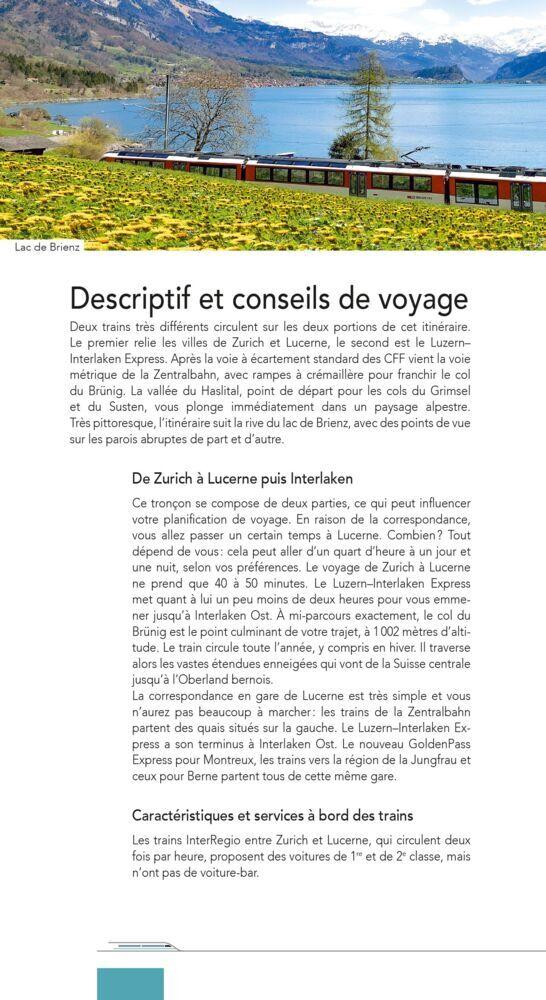 Grand Train Tour of Switzerland, französisch