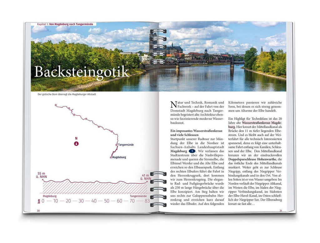 KOMPASS Radreiseführer Elberadweg, Von Magdeburg nach Cuxhaven
