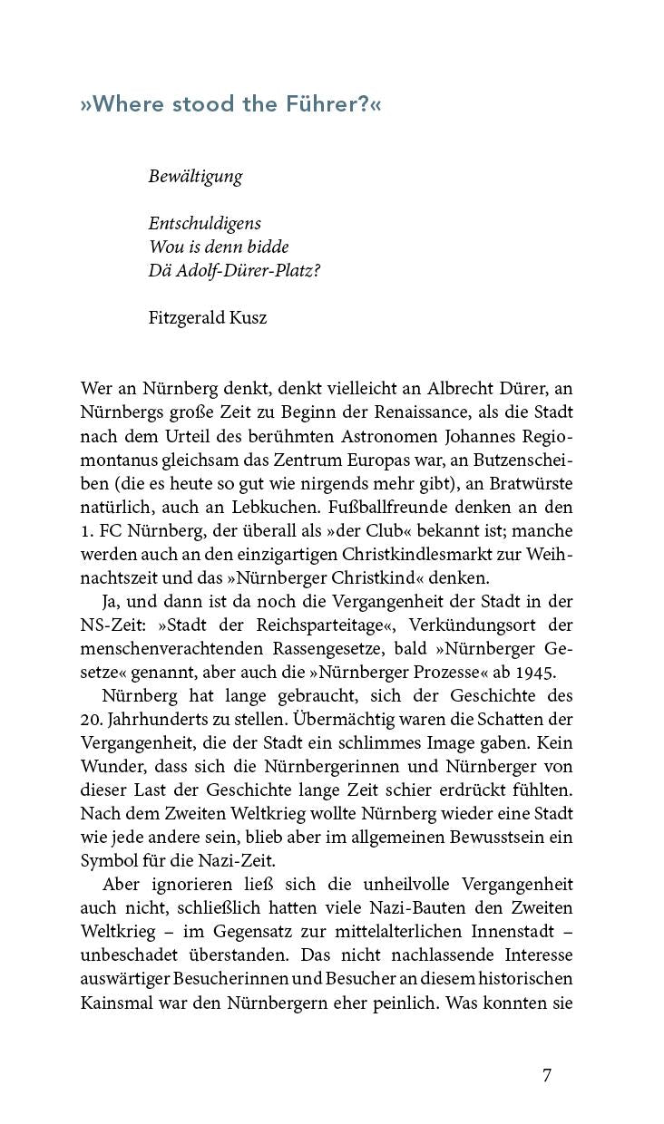 Nürnberg und die Spuren des Nationalsozialismus
