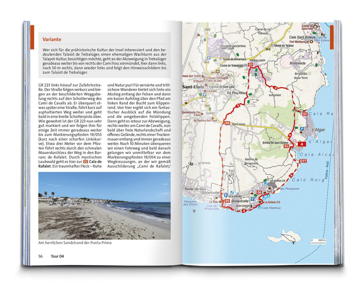 KOMPASS Wanderführer Menorca, 45 Touren mit Extra-Tourenkarte