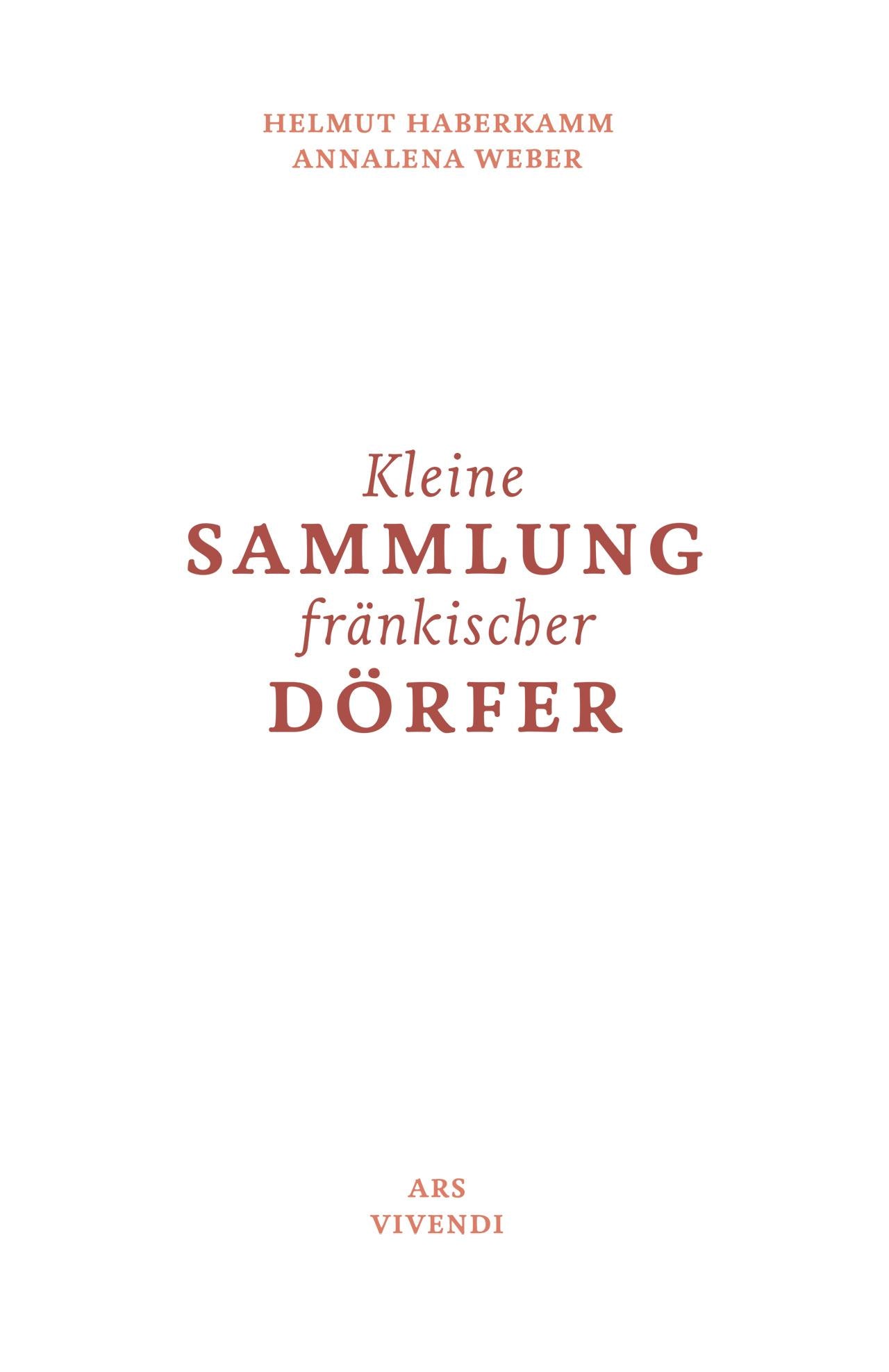 Kleine Sammlung fränkischer Dörfer