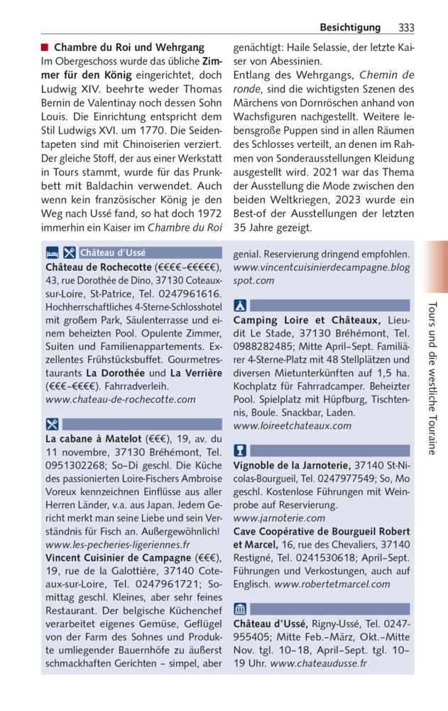 TRESCHER Reiseführer Schlösser der Loire