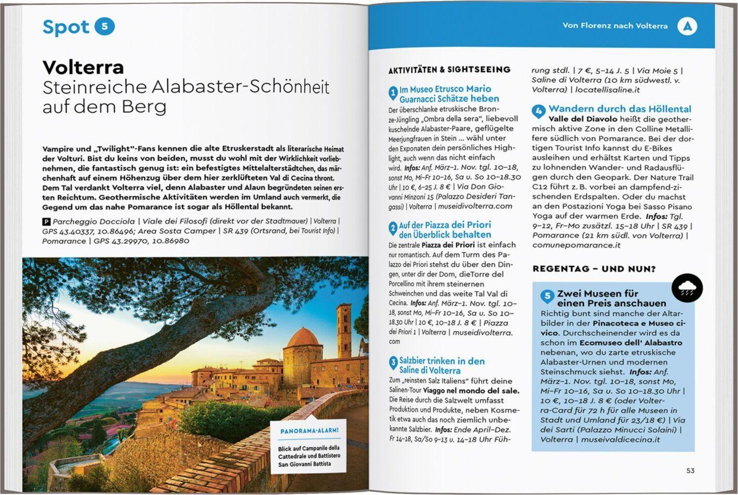 MARCO POLO Camper Guide Toskana, Umbrien & Marken