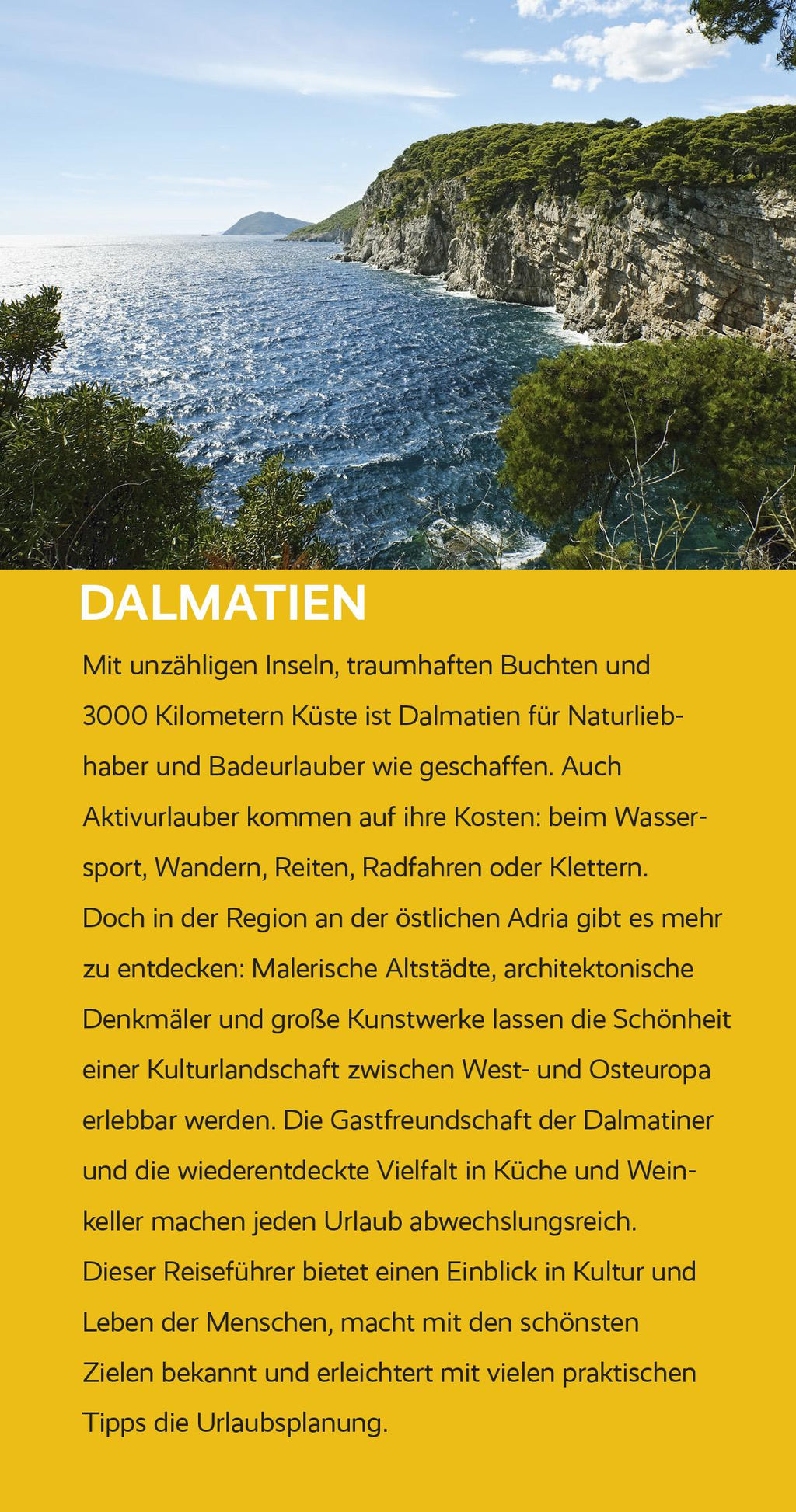 TRESCHER Reiseführer Dalmatien