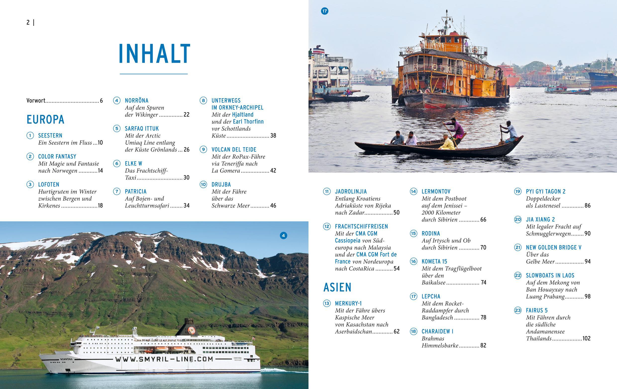Abenteuer Schiffsreisen
