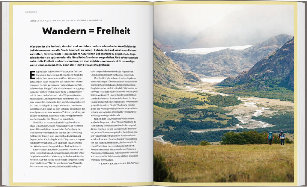 LONELY PLANET Bildband Wann am besten wohin Wandern