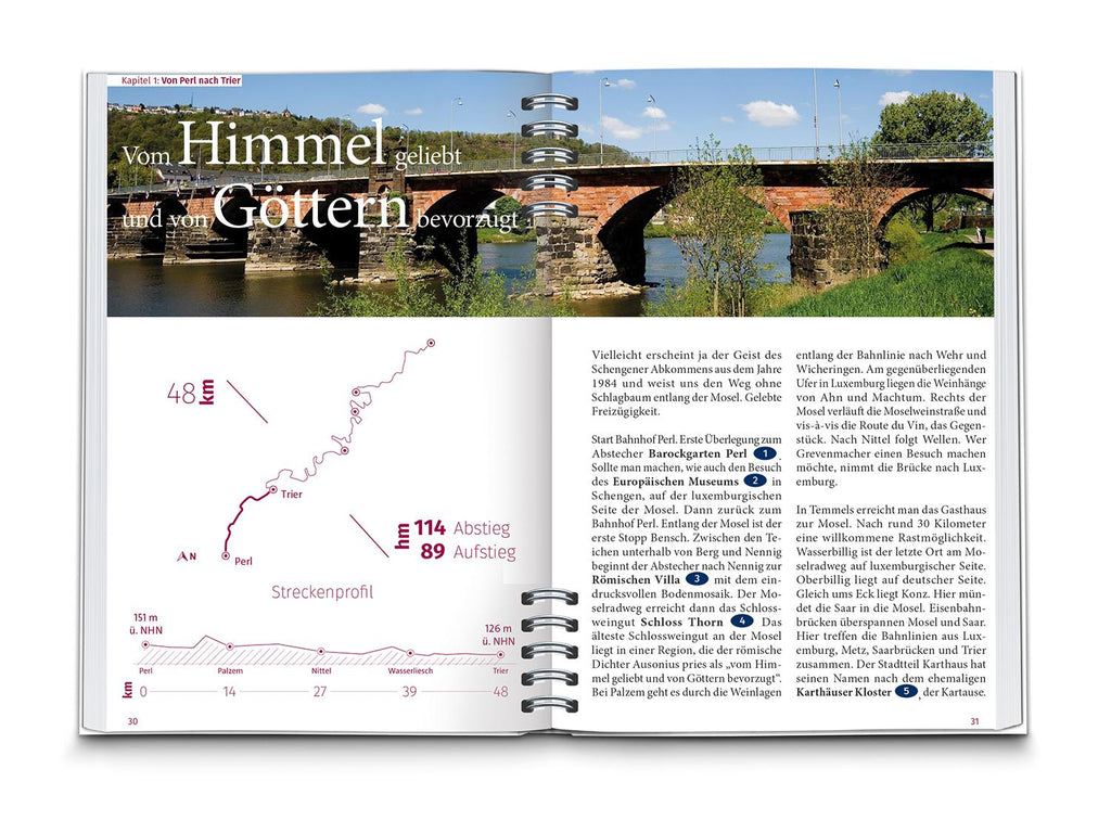 KOMPASS Radreiseführer Moselradweg