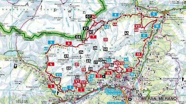 ROTHER Wanderführer Meraner Höhenweg