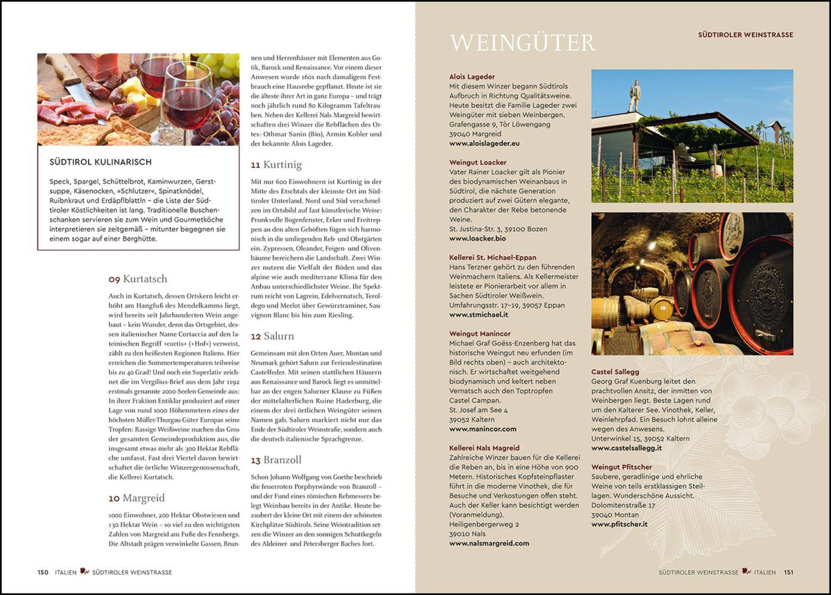 KUNTH Europas schönste Weinrouten