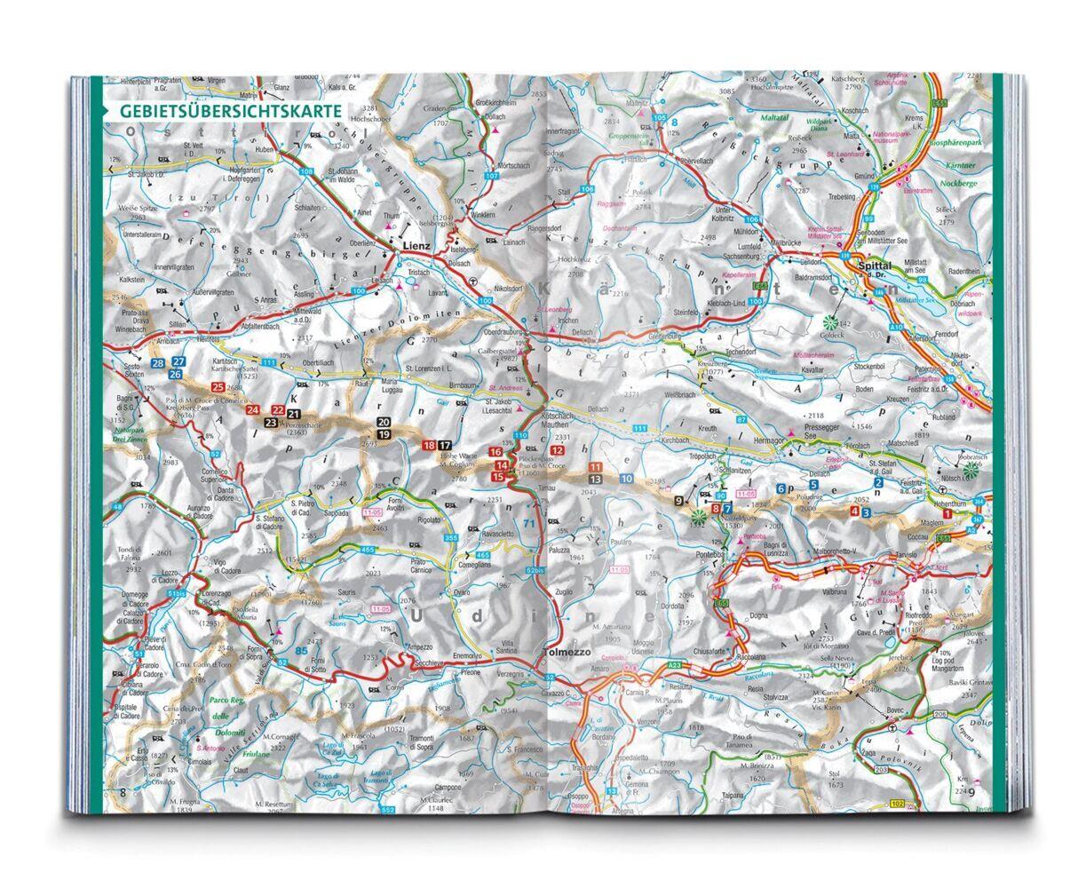 KOMPASS Wanderführer Karnischer Höhenweg, Von Thörl-Maglern nach Sillian, Mit Varianten und Gipfeln, 28 Touren mit Extra-Tourenkarte