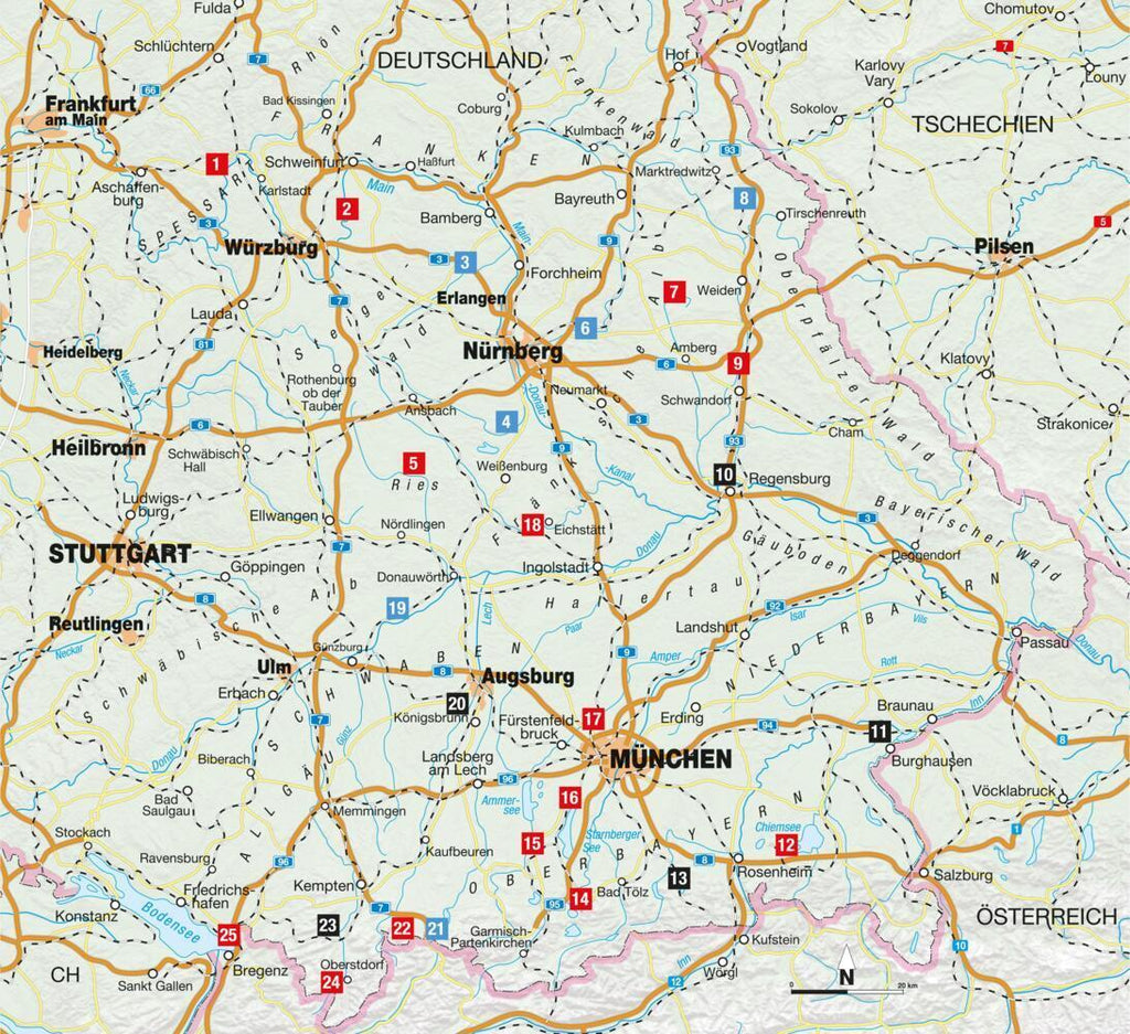 Die Radel-Bucket-List Bayern