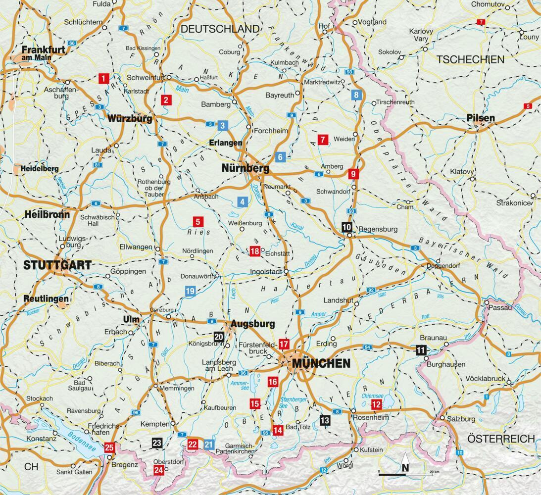 Die Radel-Bucket-List Bayern