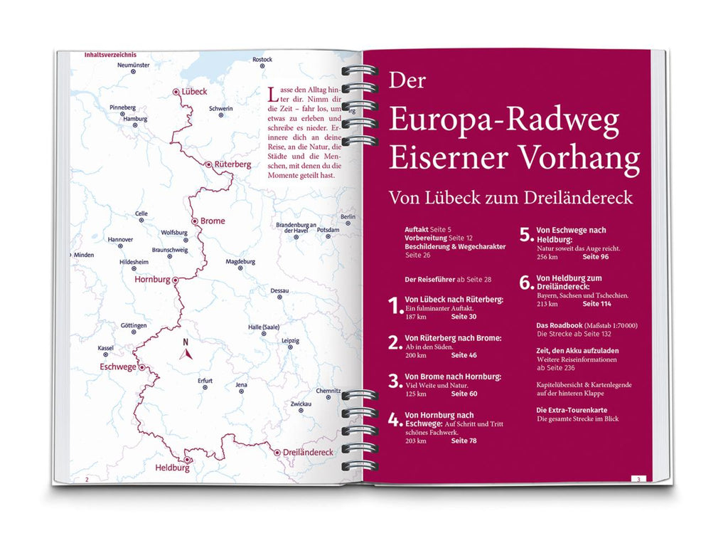 KOMPASS Radreiseführer Europa-Radweg Eiserner Vorhang / Deutsch-Deutscher Radweg