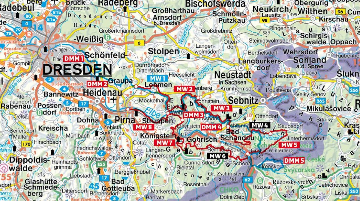 Malerweg und Dichter-Musiker-Maler-Weg
