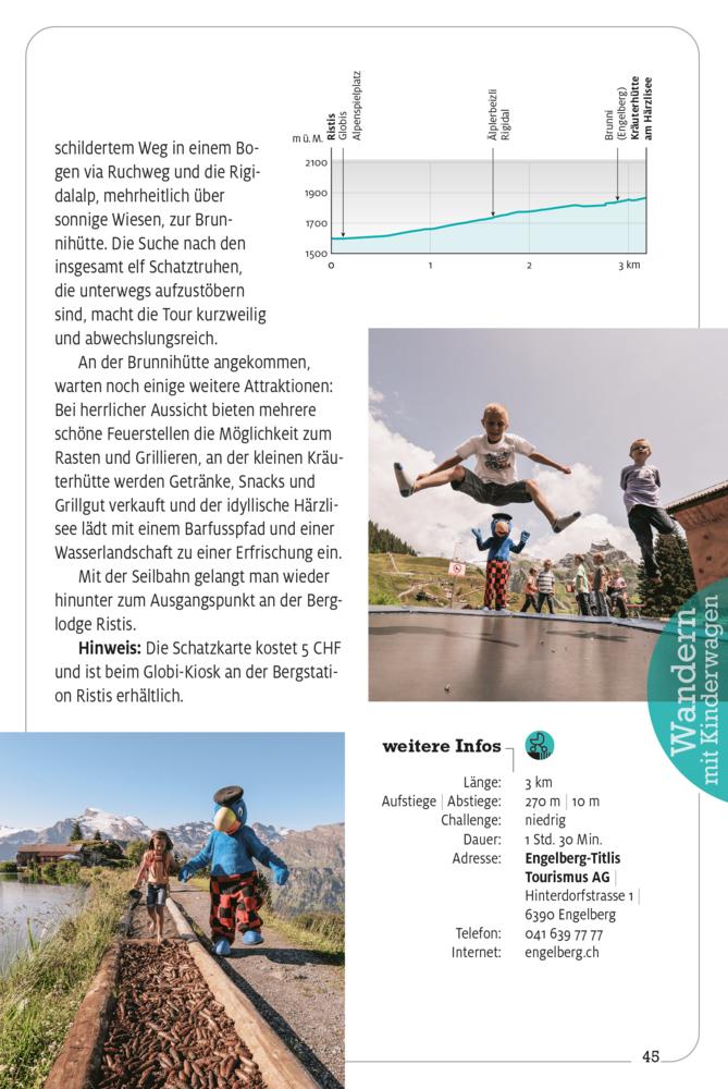 Kümmerly+Frey Erlebnis Schweiz Wandern mit Kinderwagen - Wanderführer