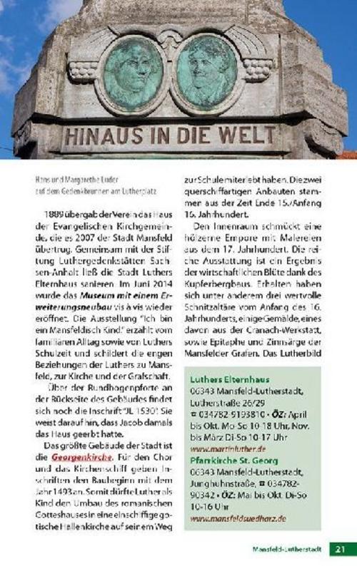 Der Reformator Martin Luther - Reiseführer