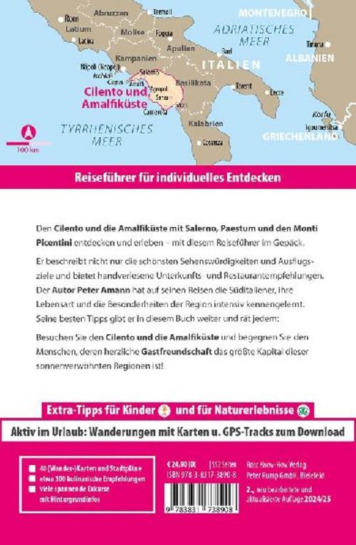 Reise Know-How Reiseführer Cilento und Amalfiküste