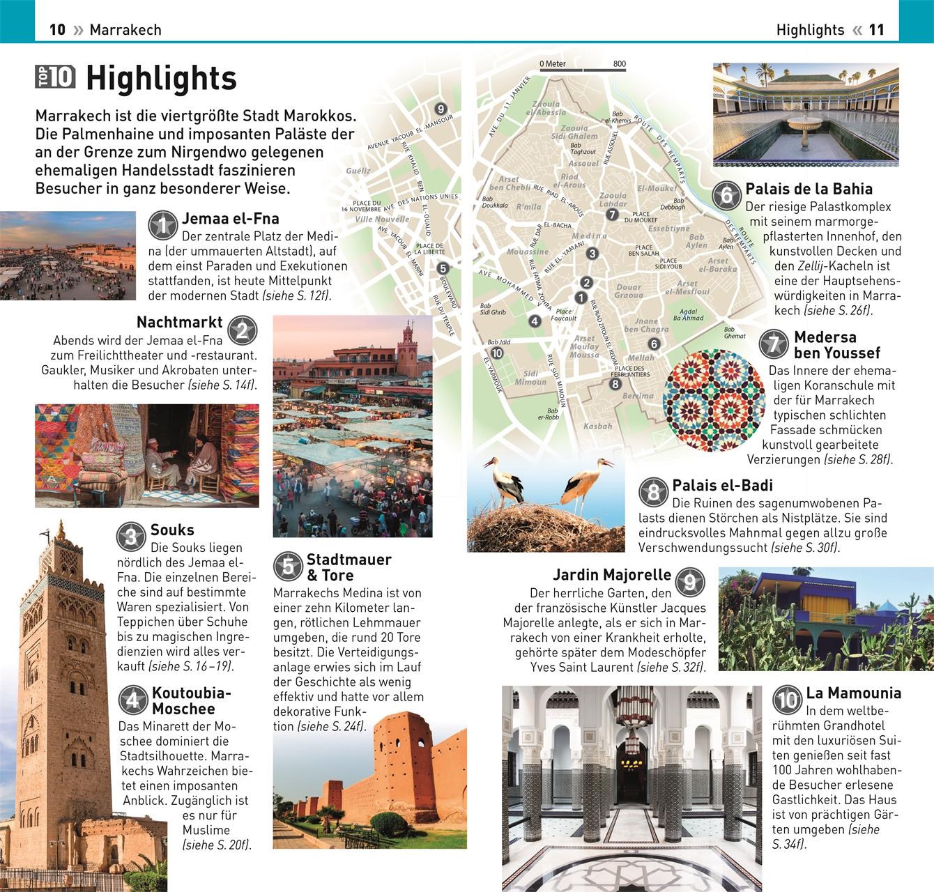 TOP10 Reiseführer Marrakech
