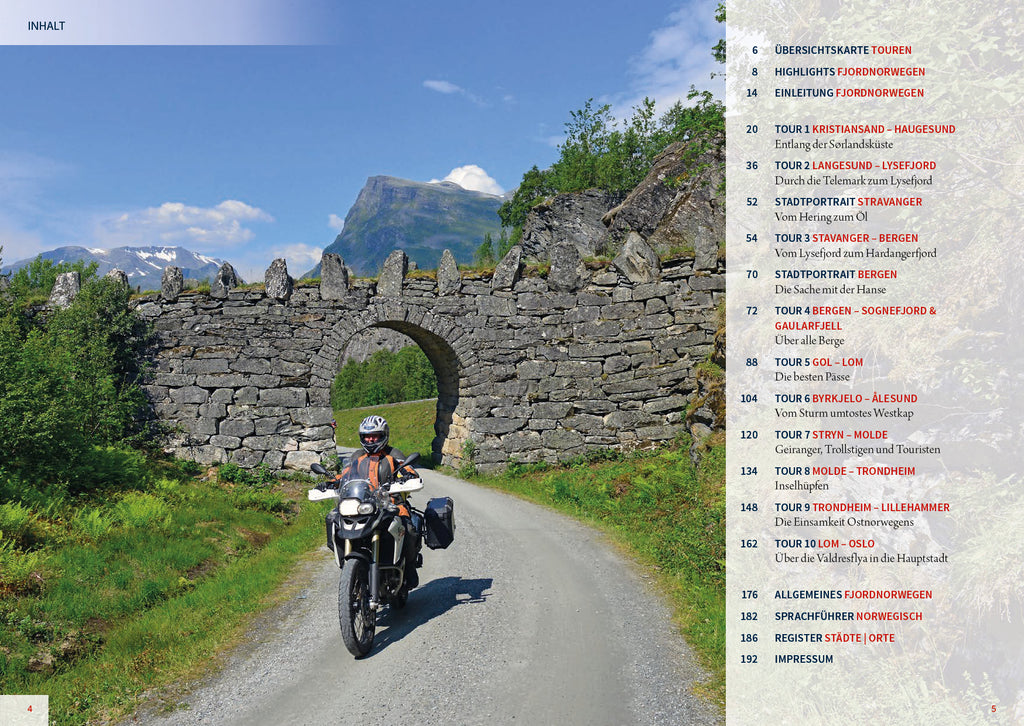 Motorrad Reiseführer Piemont Ligurien Toskana