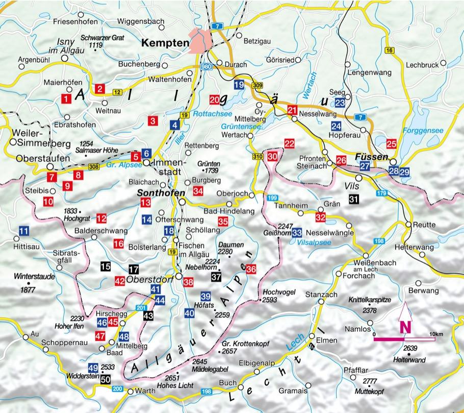 Leichte Wanderungen im Allgäu