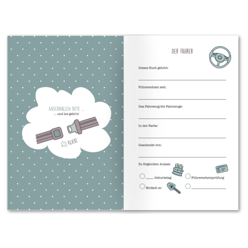 Beifahrer-Gästebuch zum 18. Geburtstag - Kreatives Auto-Gästebuch für Fahranfänger, Führerschein & Neues Auto