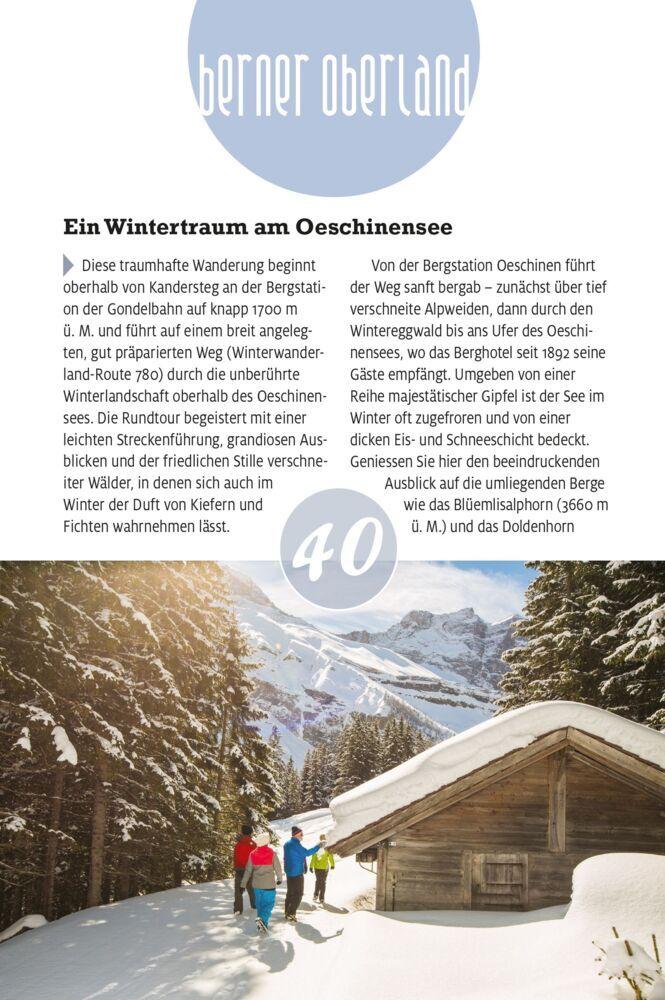 Kümmerly+Frey Erlebnis Schweiz Wandern im Winter - Wanderführer