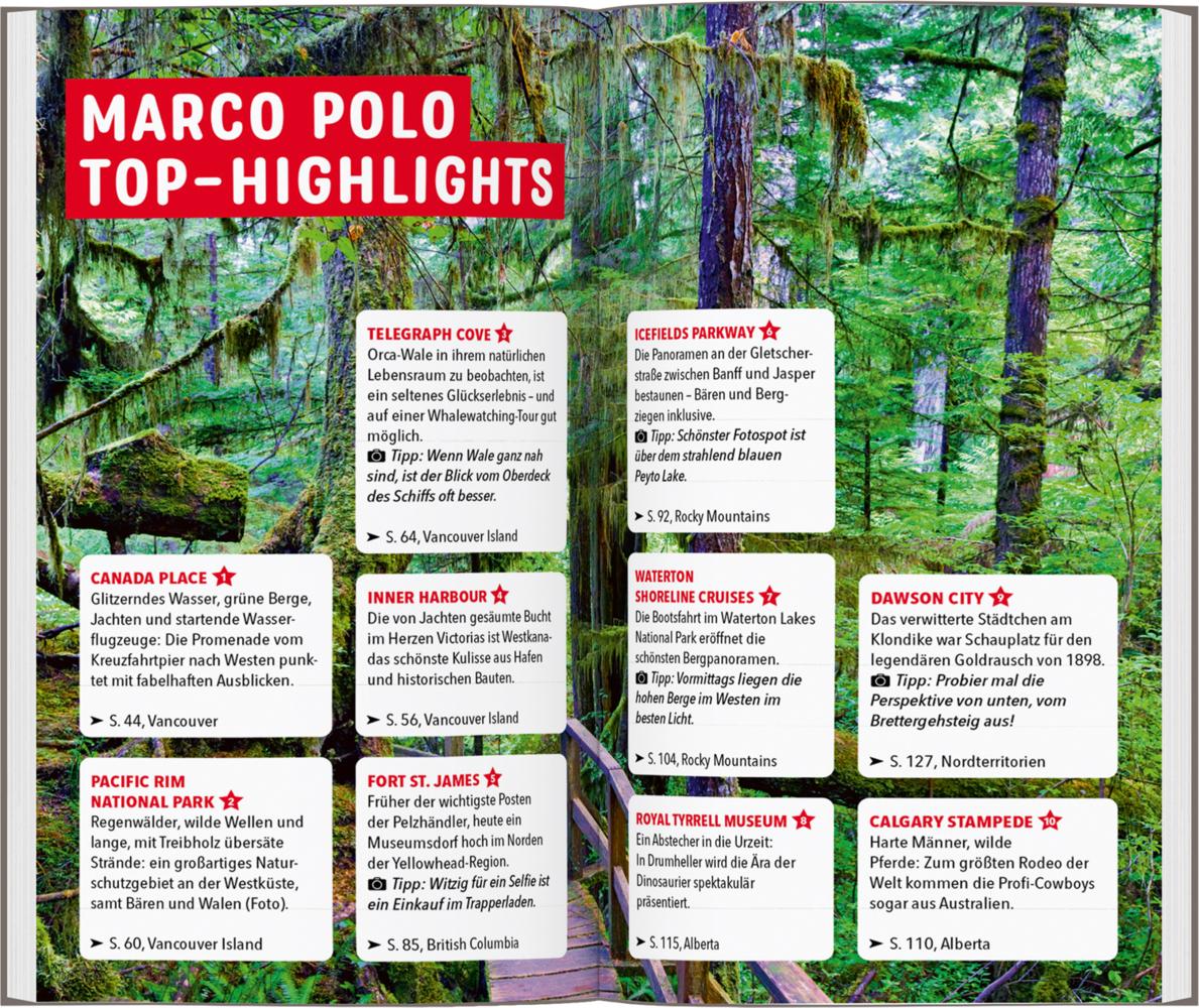 MARCO POLO Reiseführer Kanada West, Rocky Mountains, Vancouver