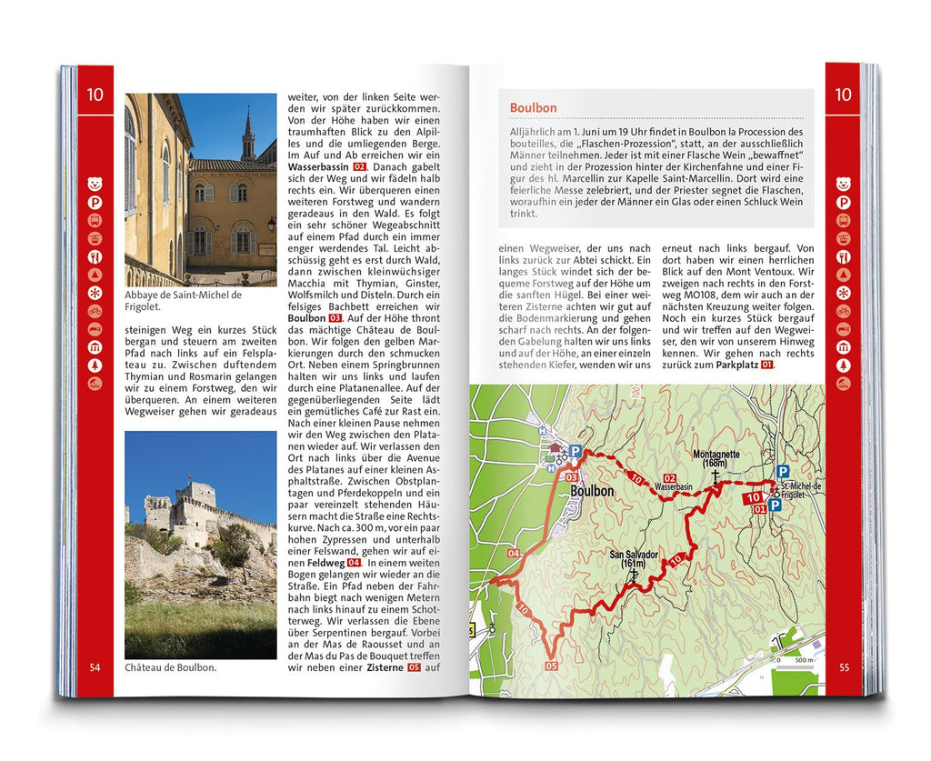 KOMPASS Wanderführer Provence, 55 Touren mit Extra-Tourenkarte