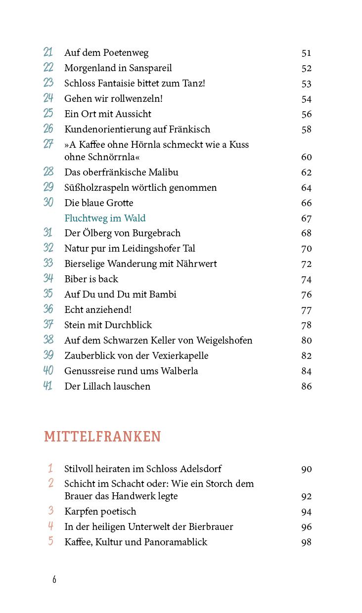 Franken - Wohlfühlorte für Leib und Seele