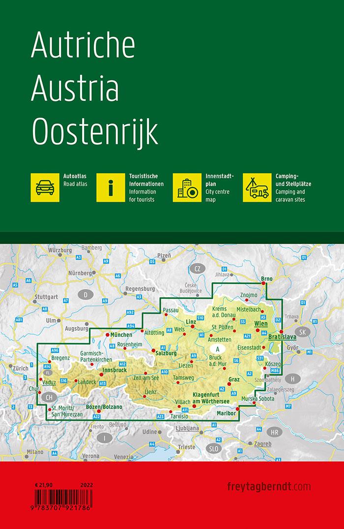 Österreich Supertouring, Autoatlas 1:150.000, freytag & berndt