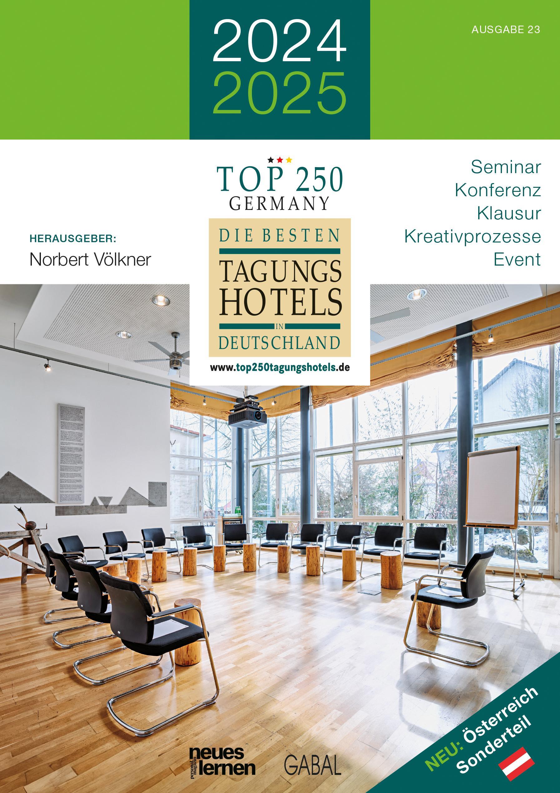 Die besten Tagungshotels in Deutschland 2025/2026