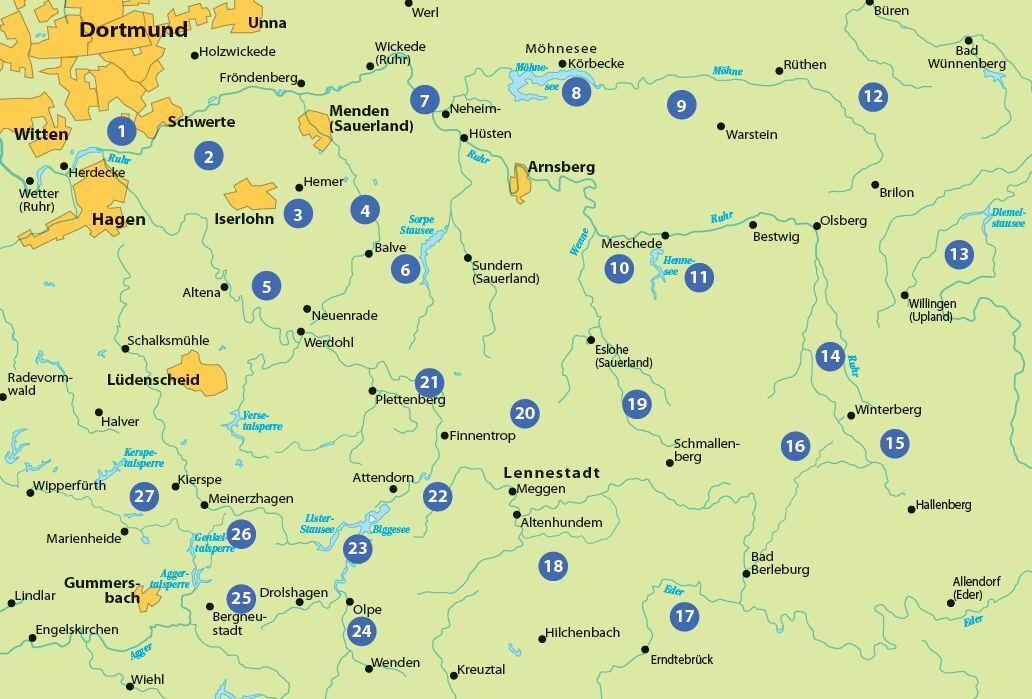 BVA Die 27 schönsten E-Bike Touren im Sauerland