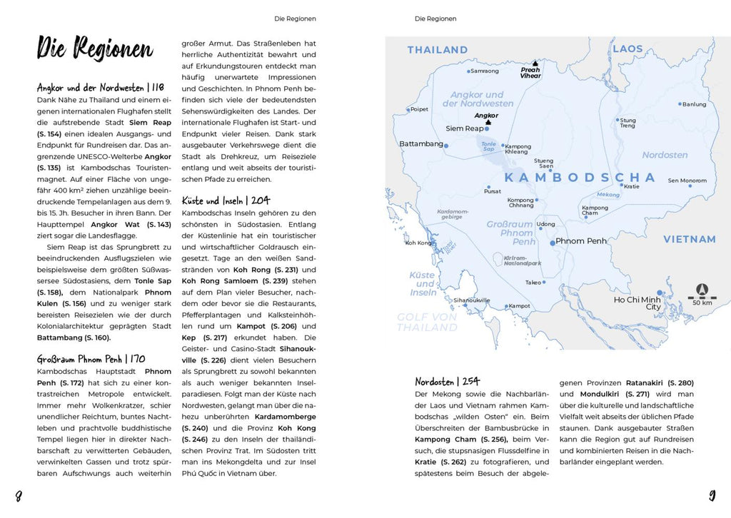 Reiserouten durch Kambodscha