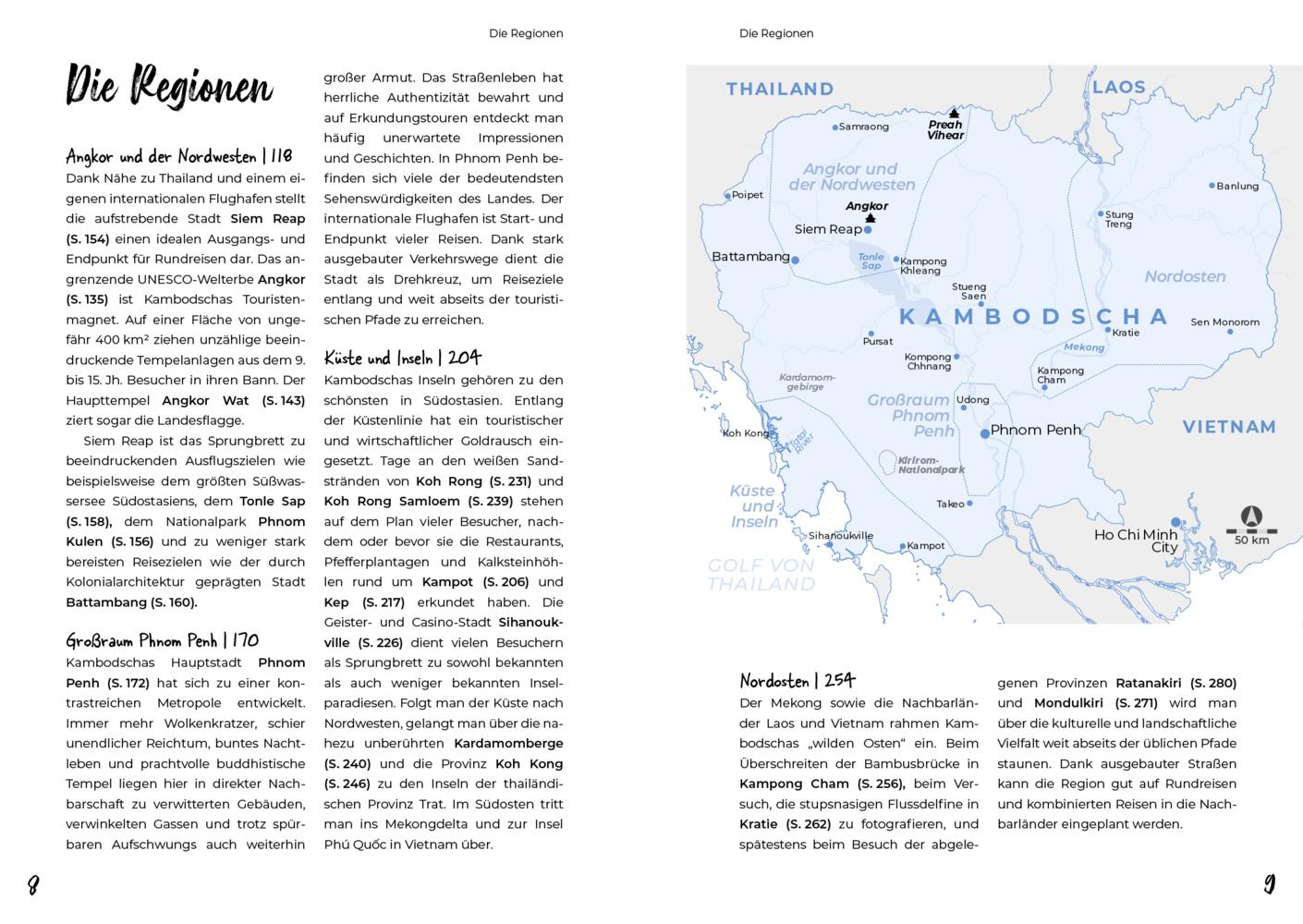 Reiserouten durch Kambodscha