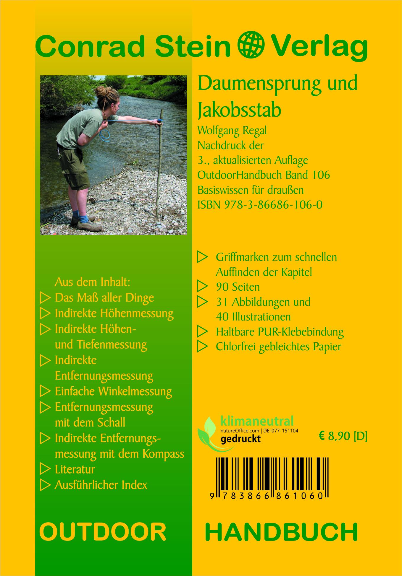 Daumensprung und Jakobsstab. OutdoorHandbuch