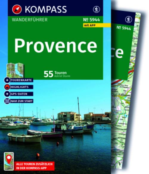 KOMPASS Wanderführer Provence, 55 Touren mit Extra-Tourenkarte