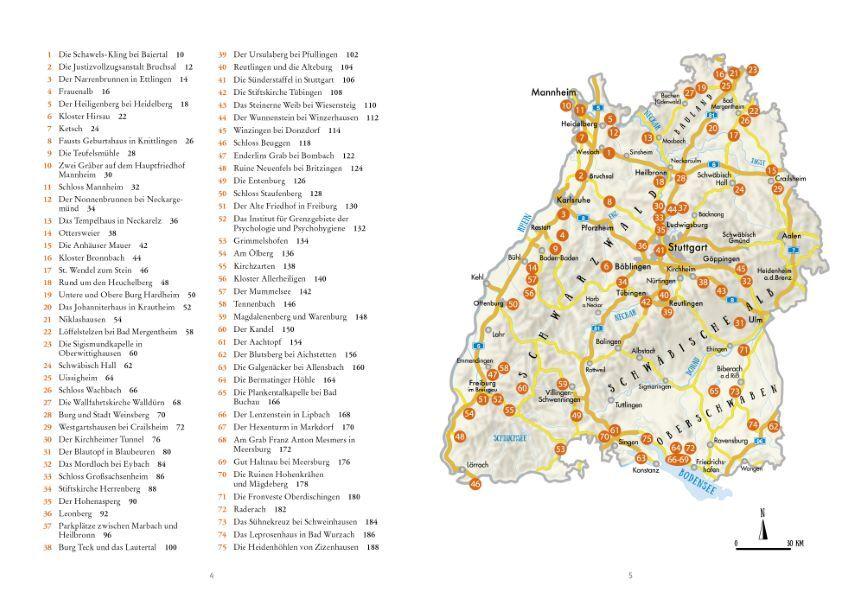 Das Buch der unheimlichen Orte in Baden-Württemberg
