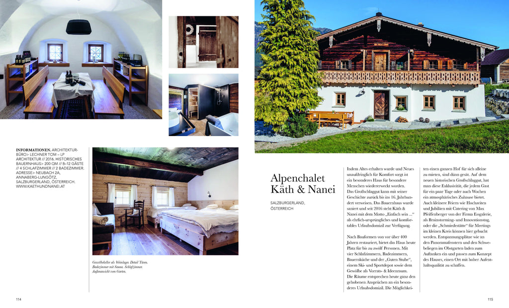 Architekten Reisen. Design-Refugien in den Alpen