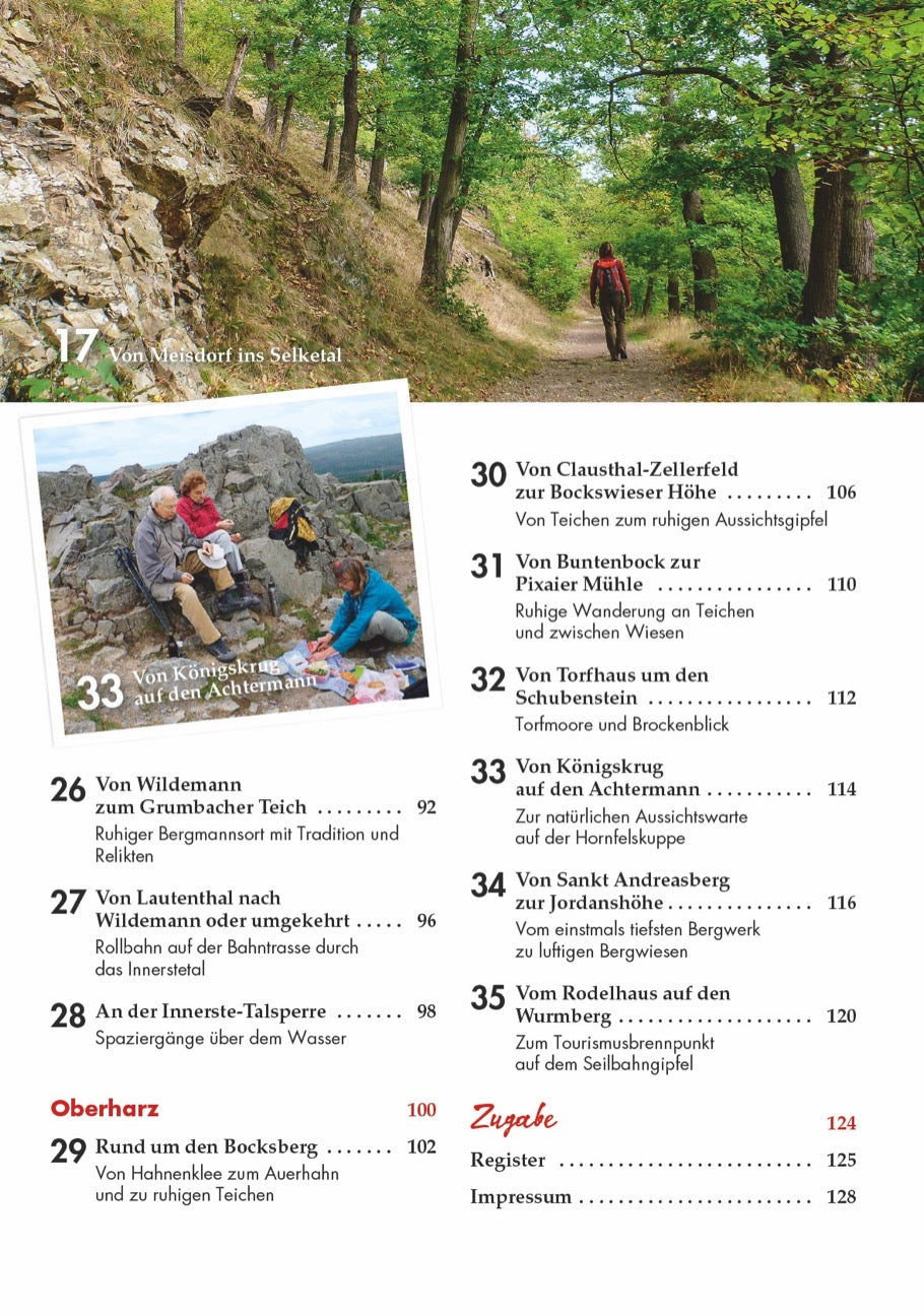 Wanderungen für Senioren im Harz