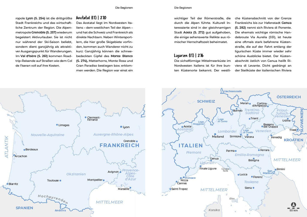 Reise Know-How Roadtrip Handbuch Südfrankreich & Norditalien