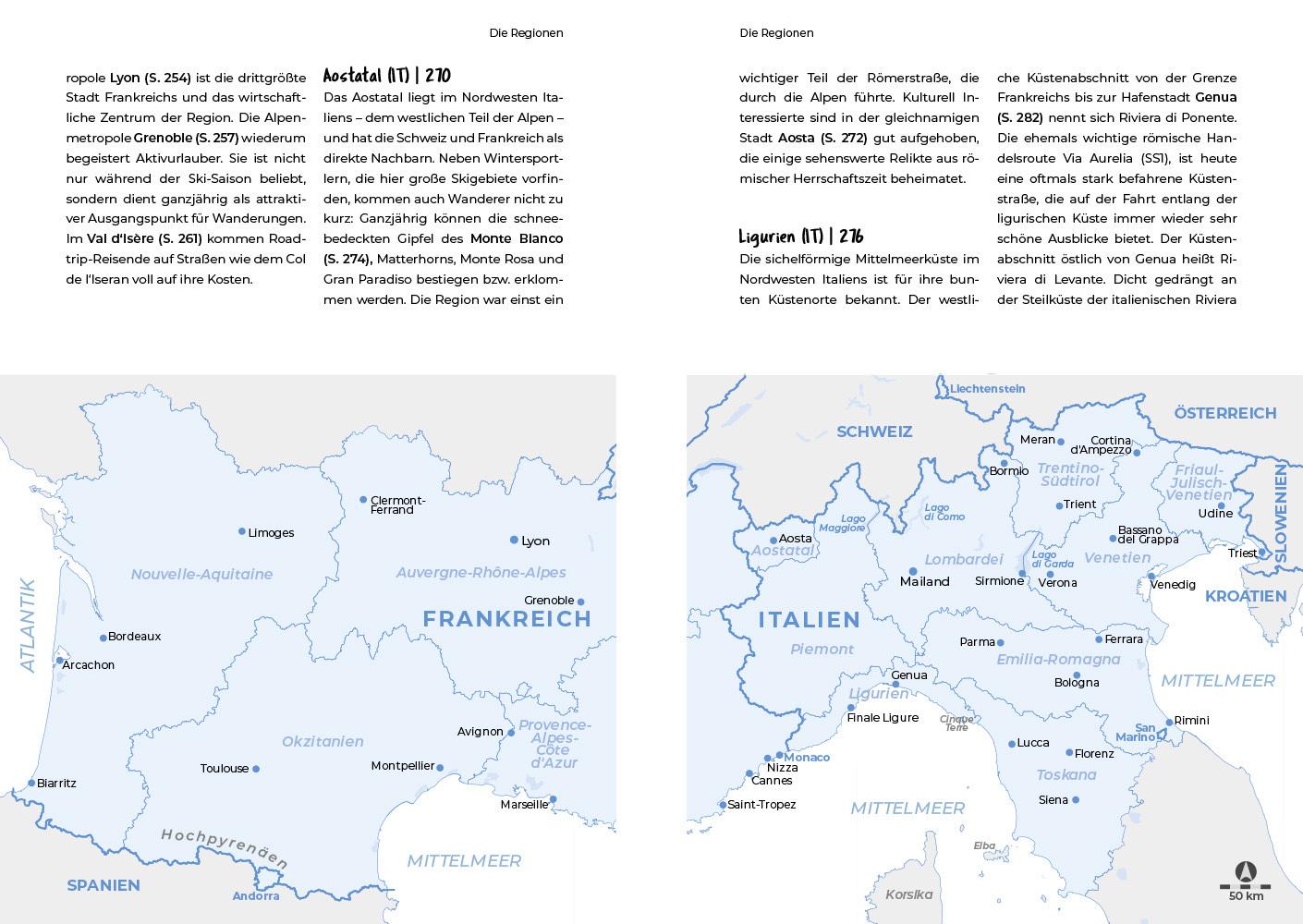 Reise Know-How Roadtrip Handbuch Südfrankreich & Norditalien