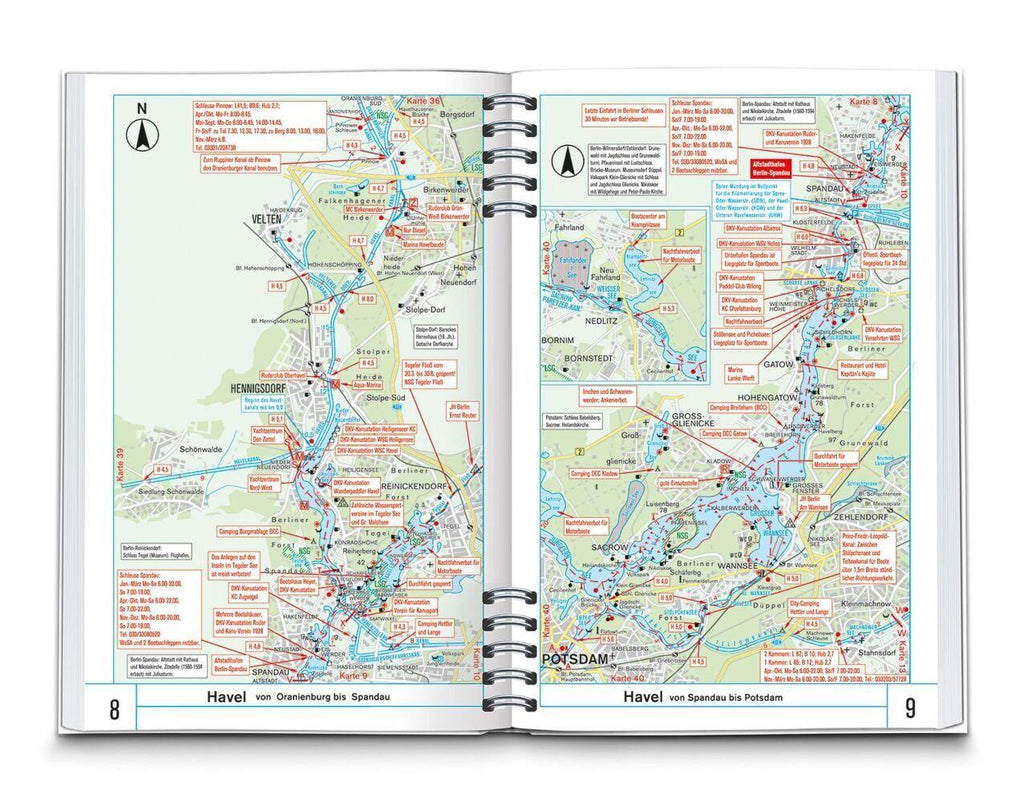 KOMPASS Wasserwanderatlas Berlin und Brandenburg