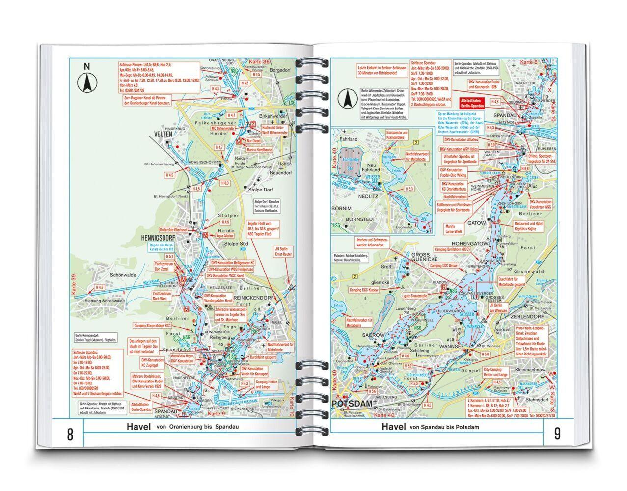 KOMPASS Wasserwanderatlas Berlin und Brandenburg