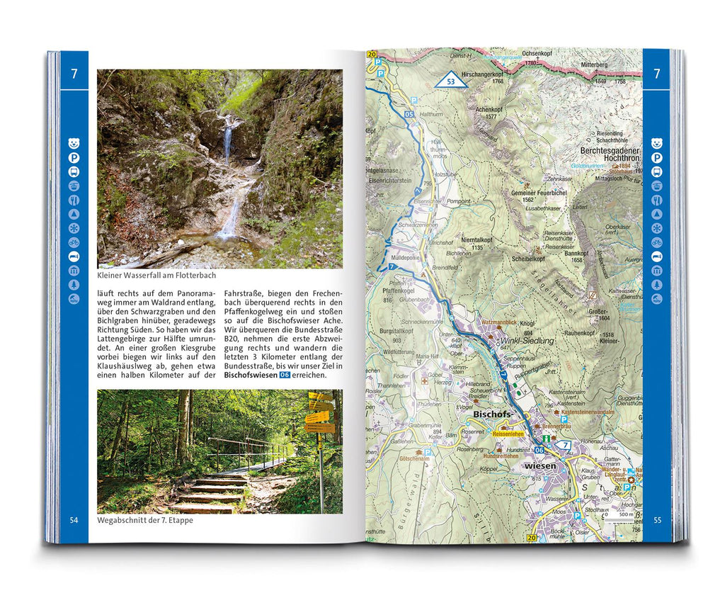 KOMPASS Wanderführer SalzAlpenSteig, Chiemsee, Königssee, Hallstätter See, 40 Touren mit Extra-Tourenkarte
