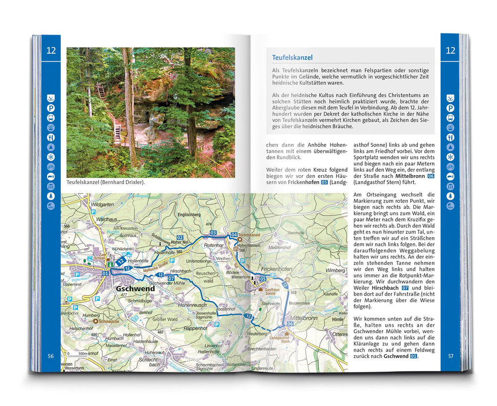 KOMPASS Wanderführer Naturpark Schwäbisch-Fränkischer Wald, Die Wanderregion bei Stuttgart, 50 Touren mit Extra-Tourenkarte