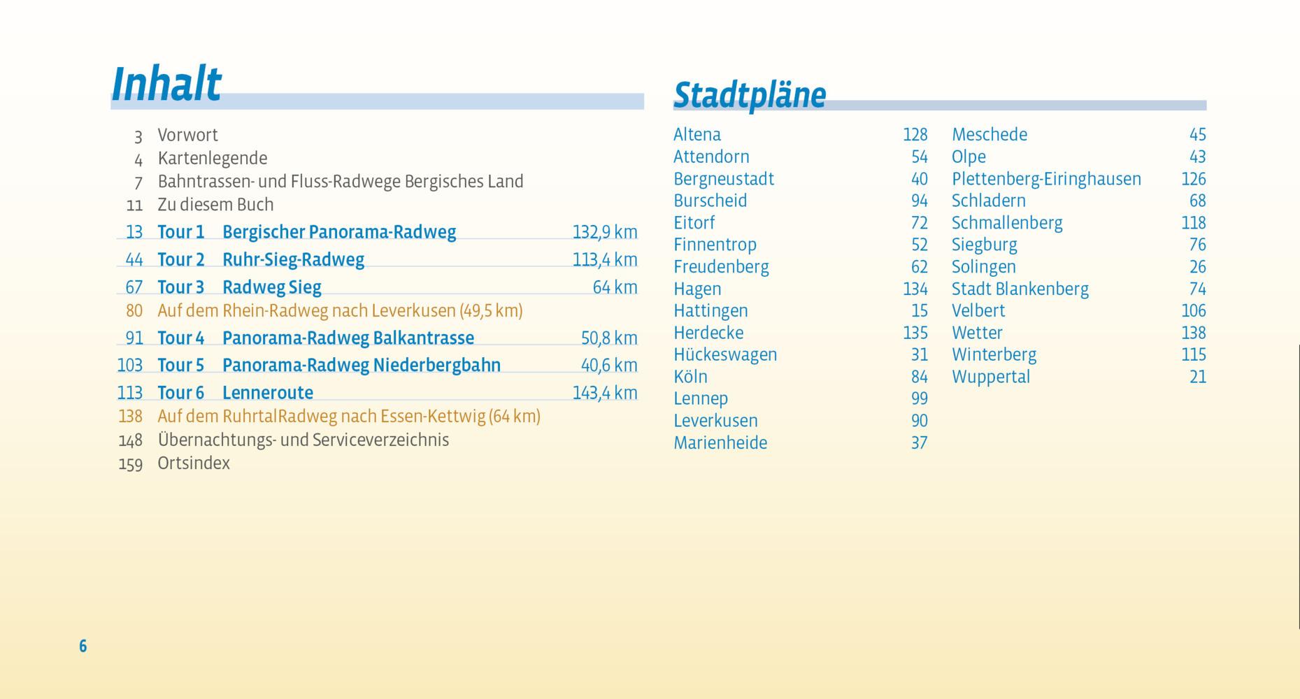 Bahntrassen- und Fluss-Radwege Bergisches Land