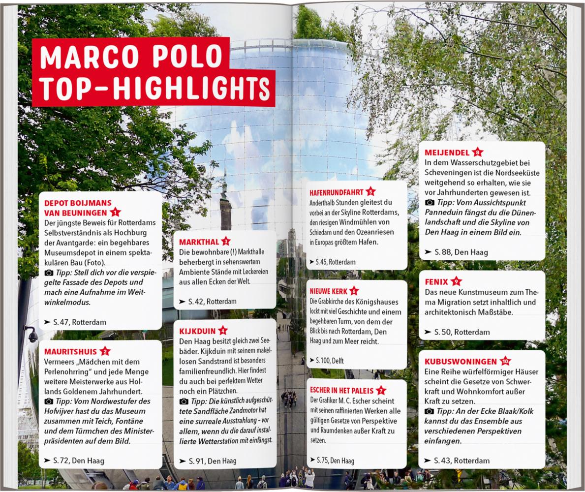 MARCO POLO Reiseführer Rotterdam & Den Haag, Delft